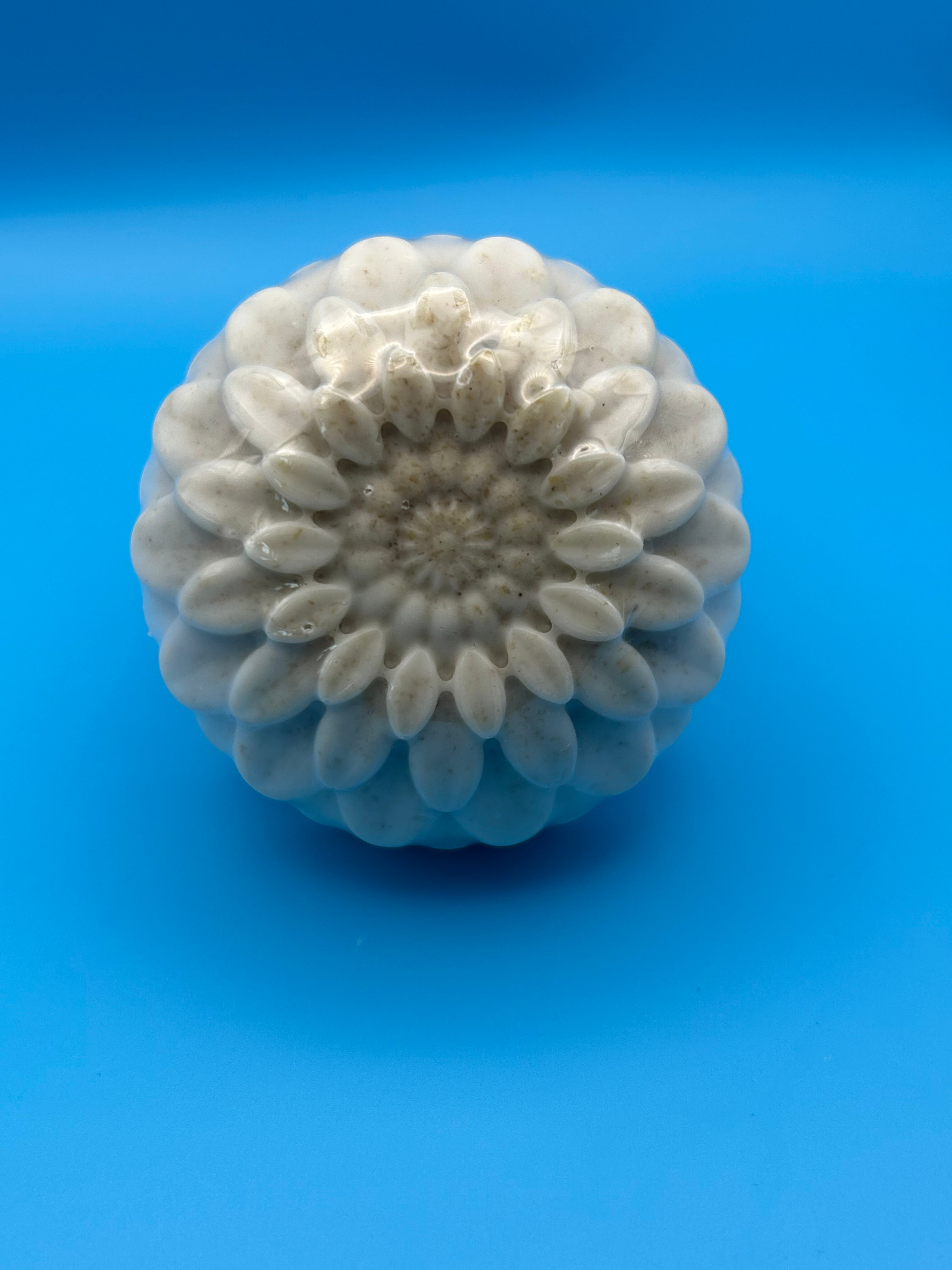 Flower Shaped Goat Milk with Rice Soaps